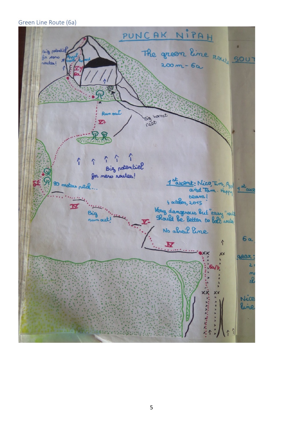Topo of Puncak Nipah
